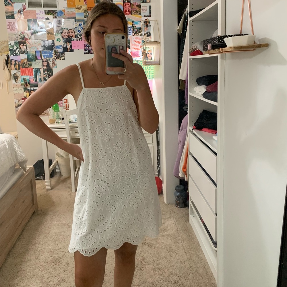 Urban Outfitters Eyelet Low Back Dress